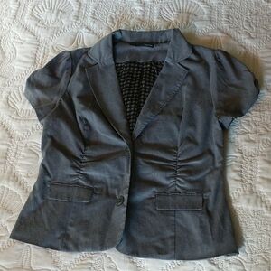 Maurices Dark Gray Women's Short-Sleeved Blazer